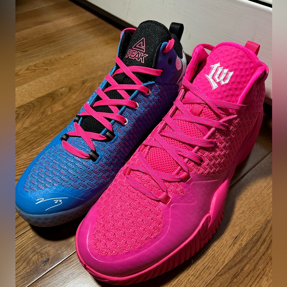 Brand New Mismatched Peak Lou Williams Basketball Shoes- Message for Size
